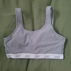 Size large gray Nike Sports Bra